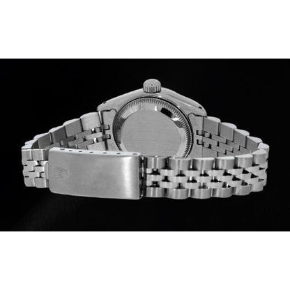 Rolex Datejust 26 mm Dark Blue Diamond Dial Stainless Steel Jubilee Bracelet Watch