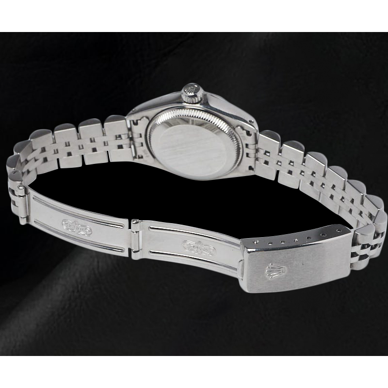 Rolex Datejust 26 mm Pink Mother Of Pearl Diamond Dial Stainless Steel Watch