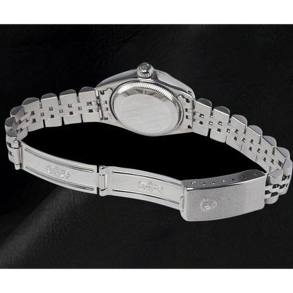 Rolex Datejust 26 mm Pink Mother Of Pearl Diamond Dial Stainless Steel Watch