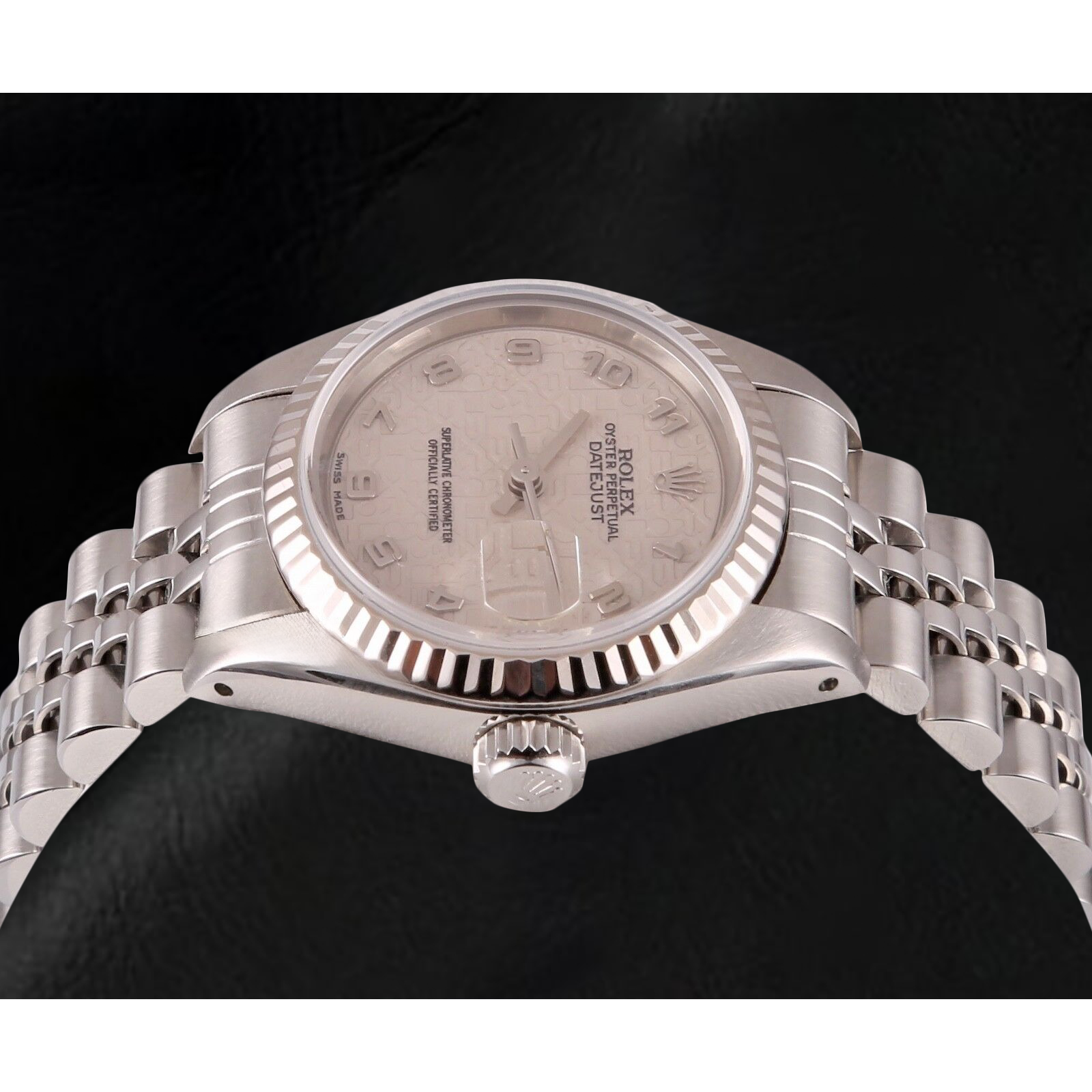 Rolex Datejust 26 mm White Arabic Jubilee Dial Stainless Steel Watch