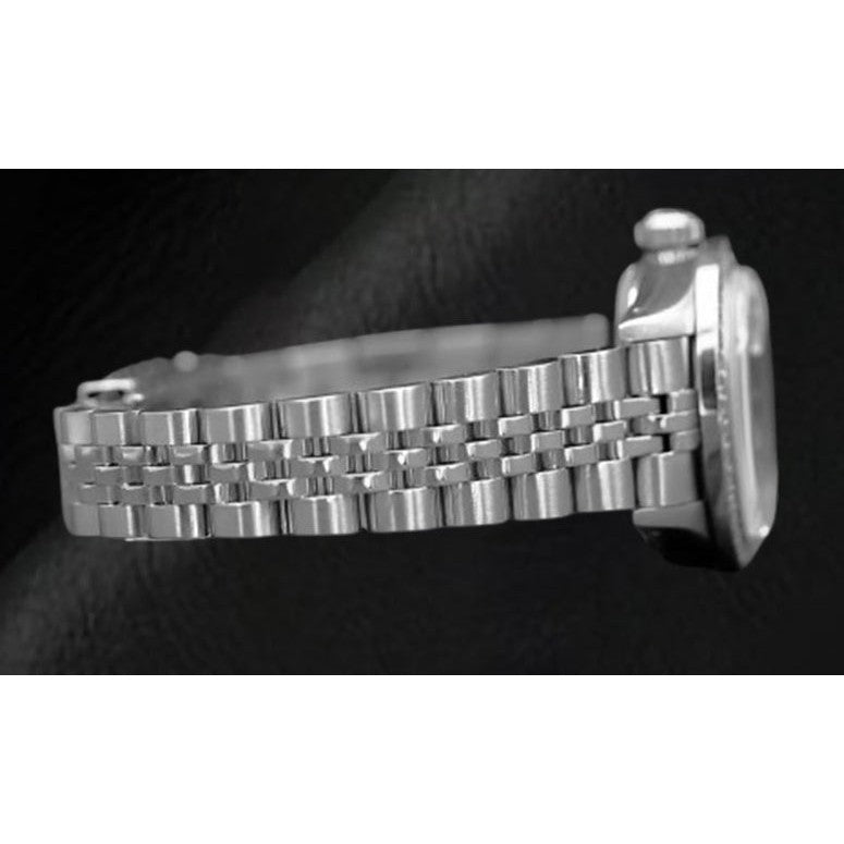 Rolex Datejust 26 mm White Mother Of Pearl Diamond Dial Stainless Steel Watch