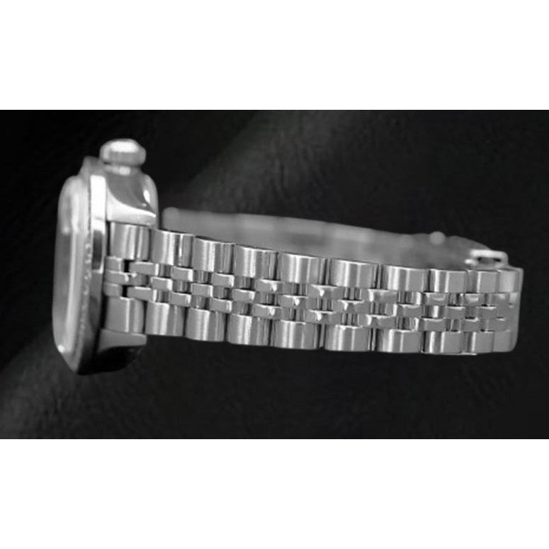 Rolex Datejust 26 mm White Mother Of Pearl Diamond Dial Stainless Steel Watch