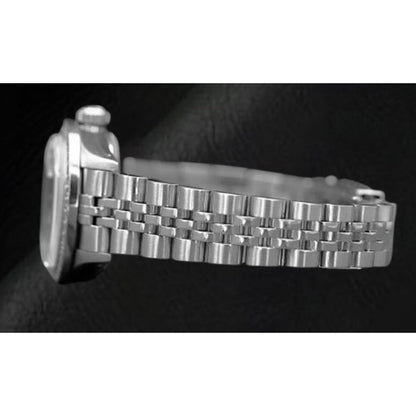 Rolex Datejust 26 mm White Mother Of Pearl Diamond Dial Stainless Steel Watch