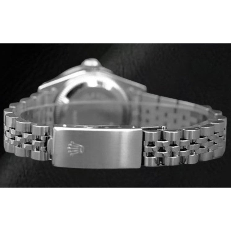 Rolex Datejust 26 mm White Mother Of Pearl Diamond Dial Stainless Steel Watch