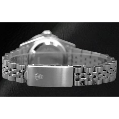 Rolex Datejust 26 mm White Mother Of Pearl Diamond Dial Stainless Steel Watch