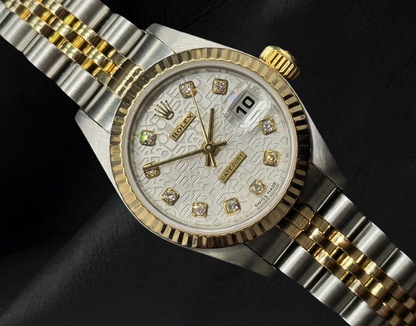 Rolex Datejust 26mm 2002 Year Jubilee Bracelet Women's Two Tone Watch