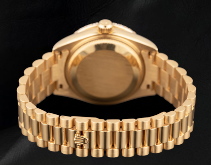 Rolex Datejust 26mm 69178 Diamond Dial Diamond Bezel Yellow Gold 18K Watch