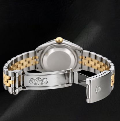 Rolex Datejust 26mm 6917 Black Diamond Dial Two Tone Watch