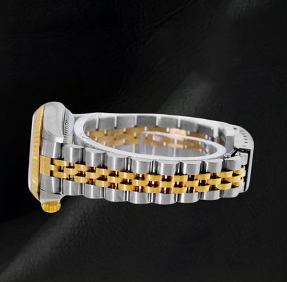 Rolex Datejust 26mm Mother Of Pearl Diamond Dial 2002 Year Two Tone Watch