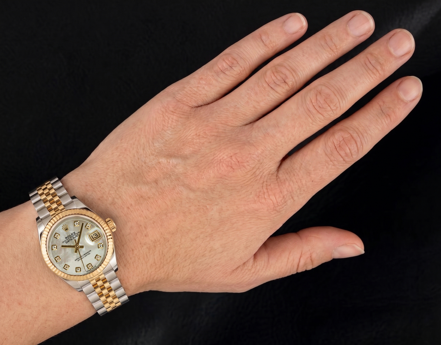 Rolex Datejust 279173 Mother of Pearl Diamond Dial 28 mm Women Watch