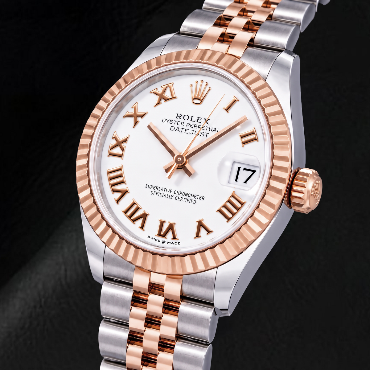 Rolex Datejust 31MM 278271 White Roman Dial Two Tone Watch