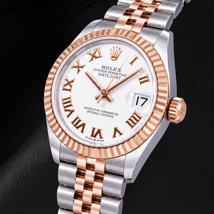 Rolex Datejust 31MM 278271 White Roman Dial Two Tone Watch