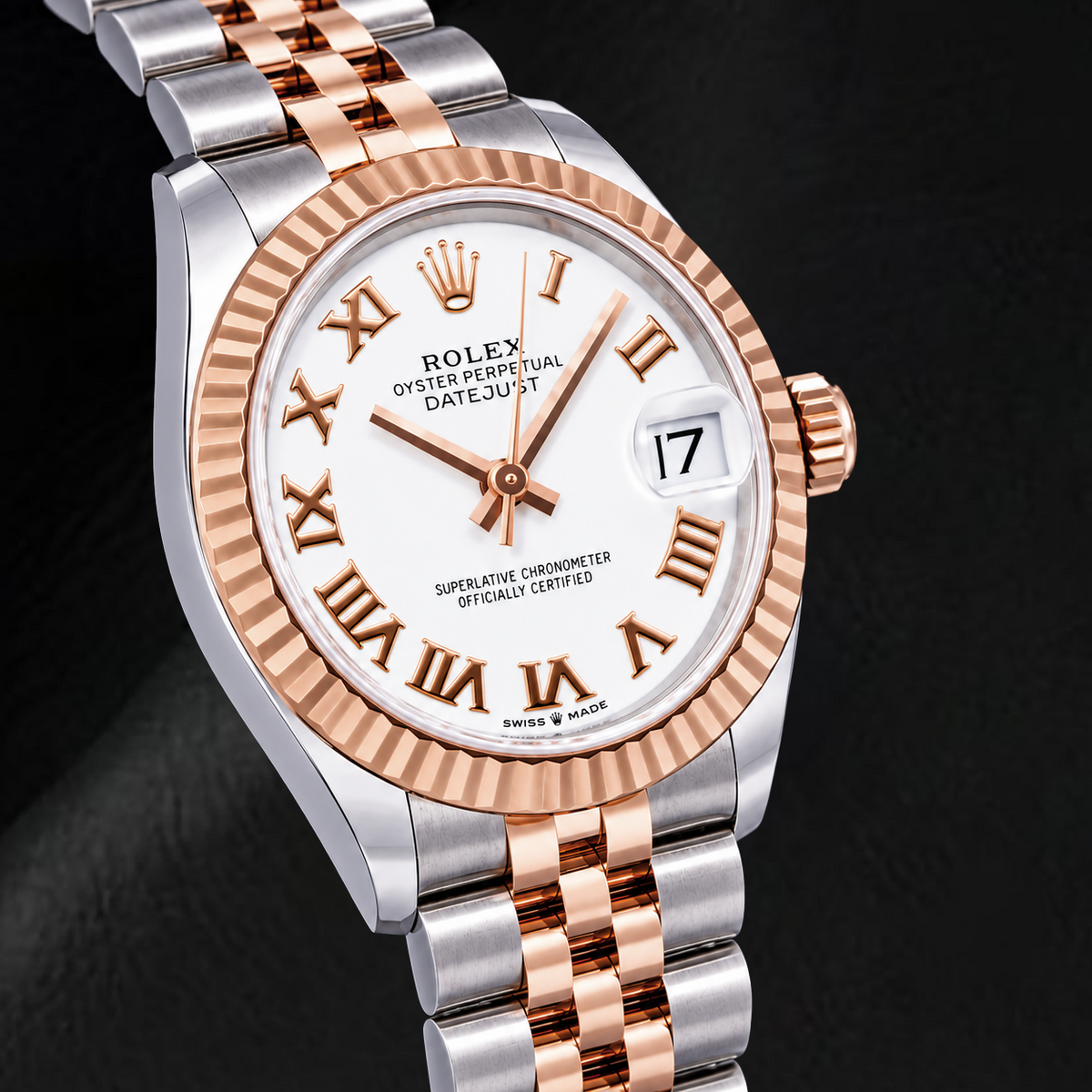 Rolex Datejust 31MM 278271 White Roman Dial Two Tone Watch