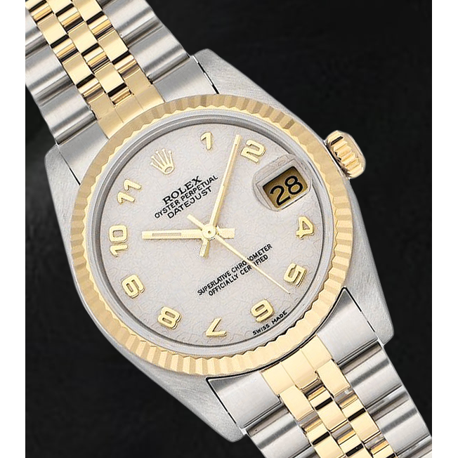 Rolex Datejust 31mm Pink Jubilee Two Tone Ladies Watch