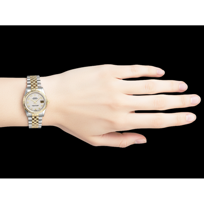 Rolex Datejust 31 Pink Jubilee Two Tone Ladies Watch