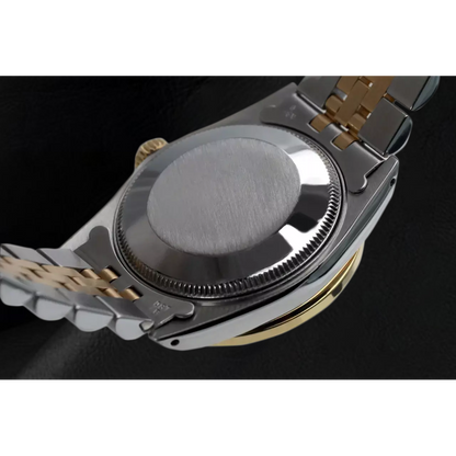 Rolex Datejust 31 mm White Mother Of Pearl Diamond Dial Two Tone Watch