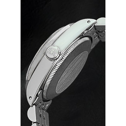 Rolex Datejust 31 mm White of Mother of Pearl Diamond Dial Stainless Steel Watch