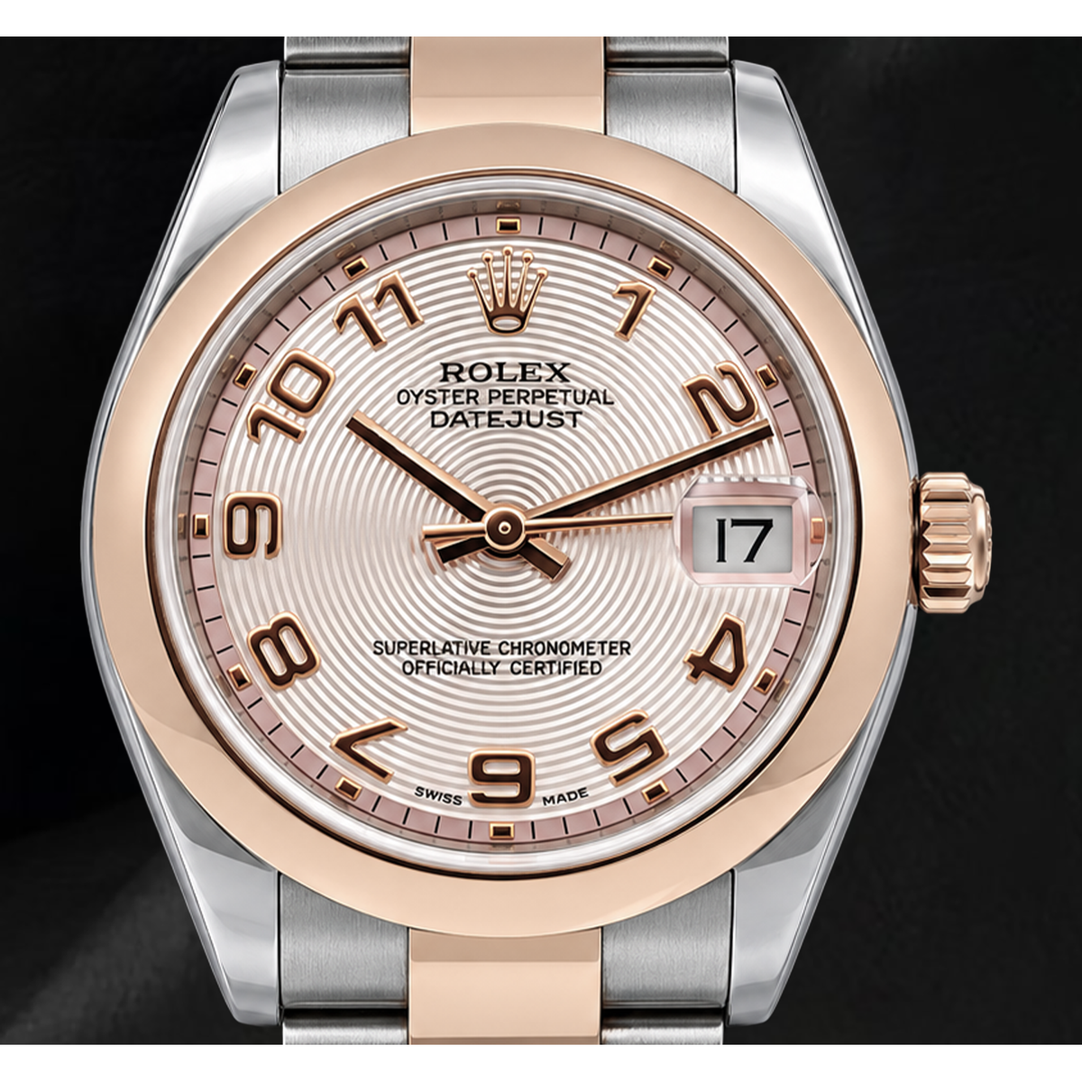 Rolex Datejust 31mm 178241 Pink Arabic Dial Two Tone Watch