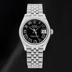 Rolex Datejust 31mm 278274 Black Roman Dial Stainless Steel Watch