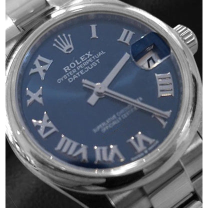 Rolex Datejust 31mm Blue Roman Dial