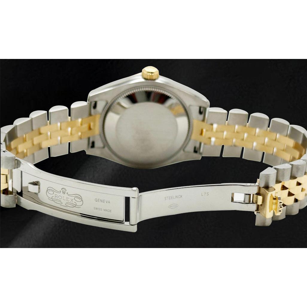 Rolex Datejust 31mm Gray Roman Dial 2015 Year Two Tone Watch