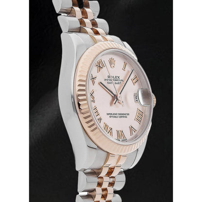 Rolex 31mm  Rose Gold and Steel Women's Watch