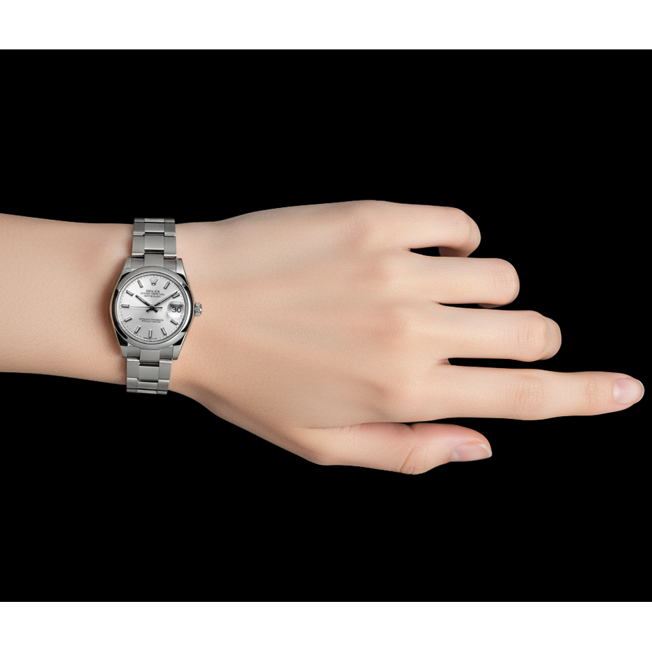 Rolex Datejust 31mm Silver Luminous Dial Stainless Steel Ladies Watch P4