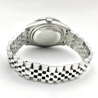 Rolex Datejust 36 mm Blue Mother of Pearl Diamond Dial Watch6