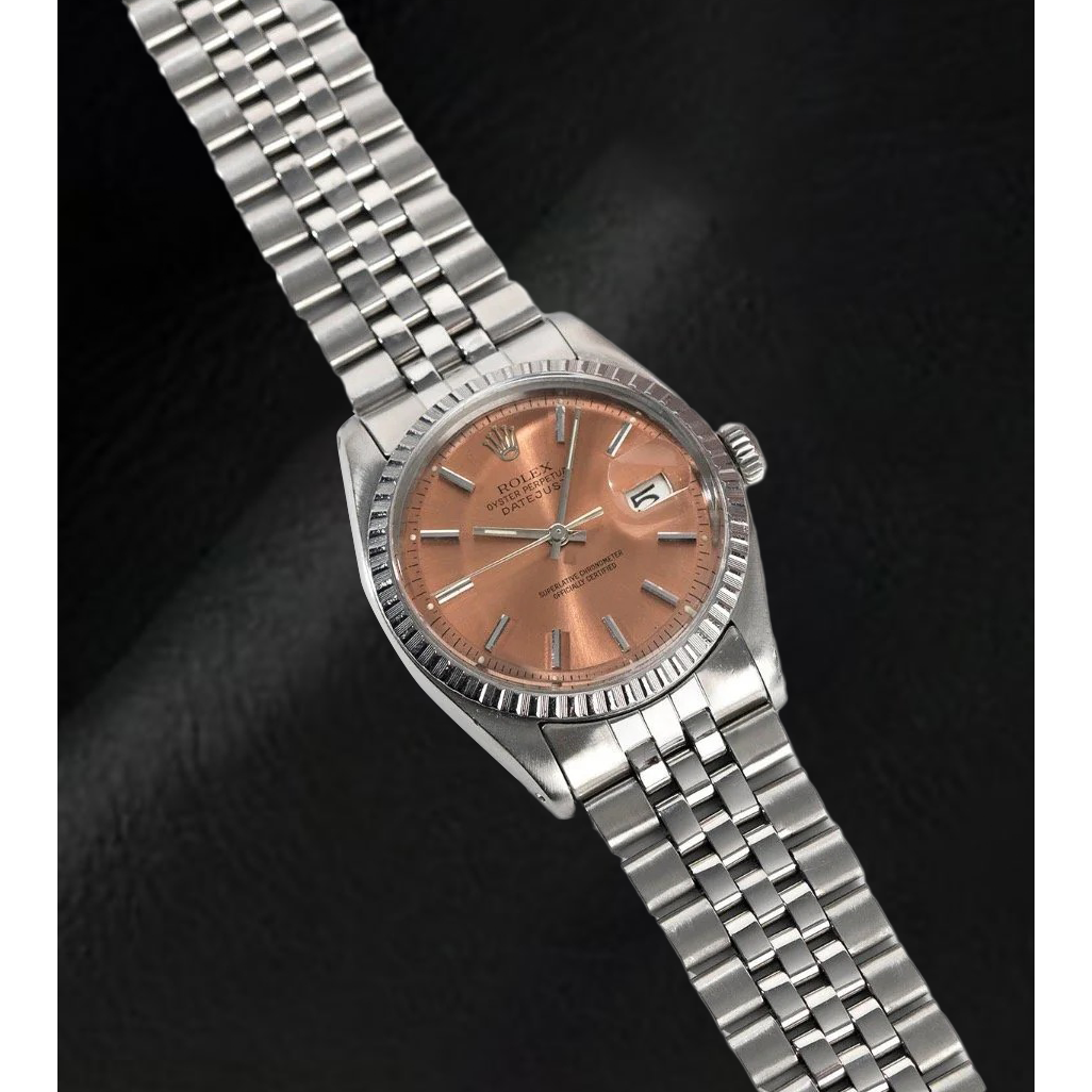 Rolex Datejust 36 mm Salmon Stick Dial Stainless Steel Watch