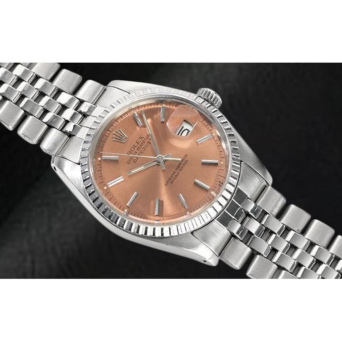 Rolex Datejust 36 mm Salmon Stick Dial Stainless Steel Watch