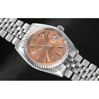 Rolex Datejust 36 mm Salmon Stick Dial Stainless Steel Watch