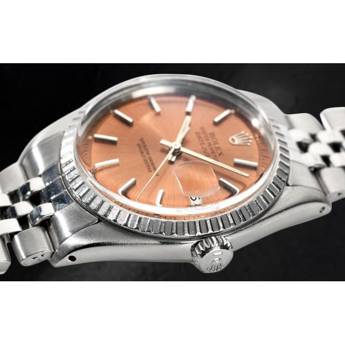 Rolex Datejust 36 mm Salmon Stick Dial Stainless Steel Watch