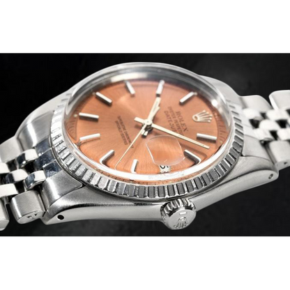 Rolex Datejust 36 mm Salmon Stick Dial Stainless Steel Watch