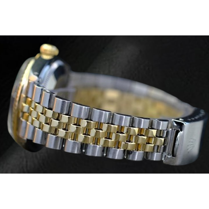 Rolex Datejust 36 mm Silver Roman Dial Two Tone Watch 