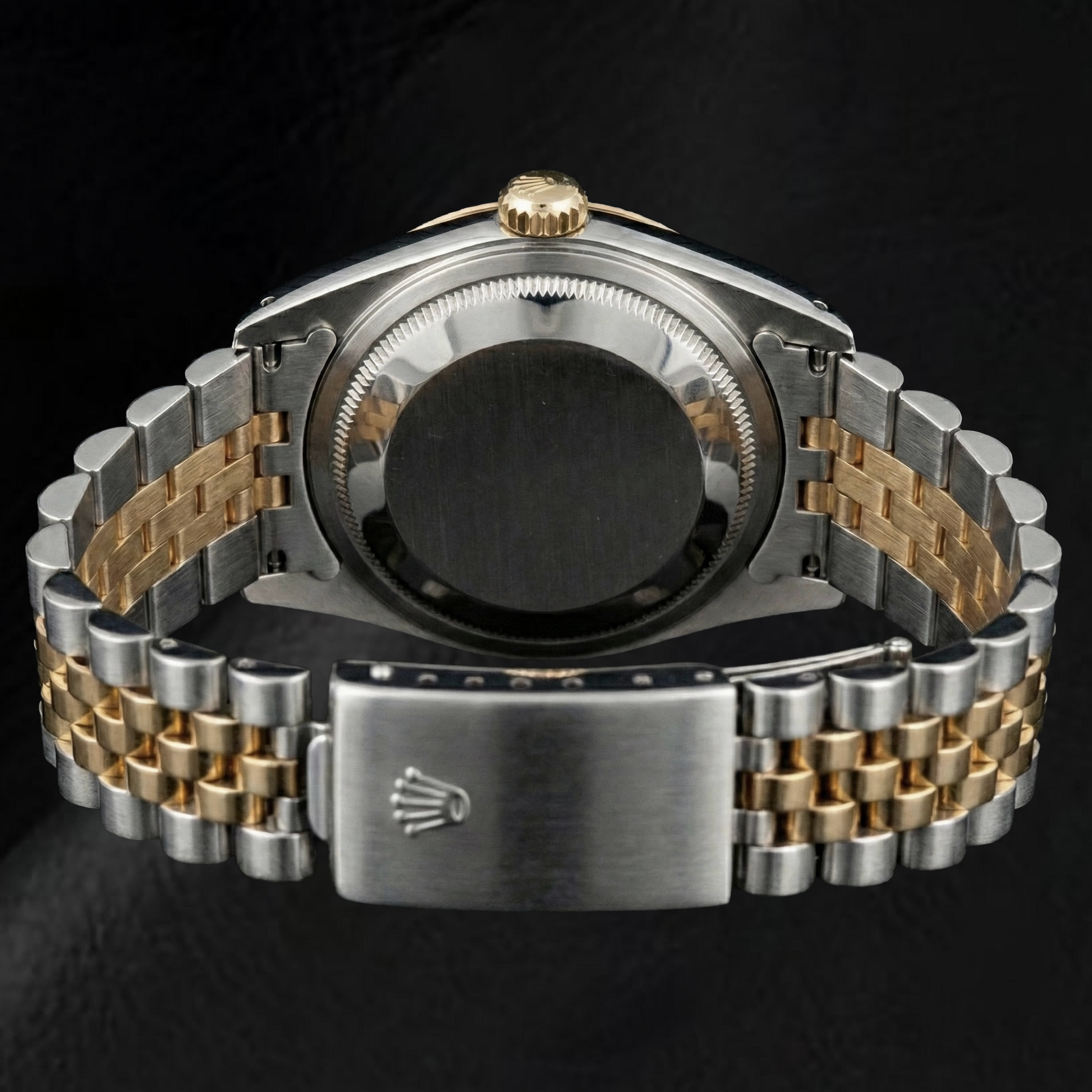 Rolex Datejust 36 mm White Diamond Dial Two Tone Watch