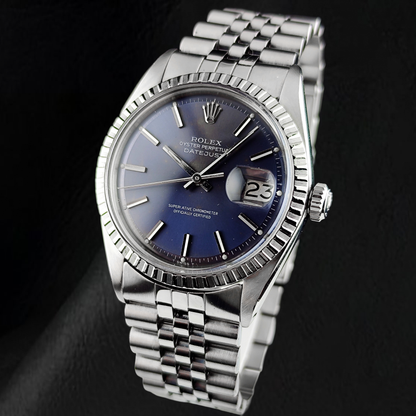 Rolex Datejust 36mm 1986 Year Pie Stick Dial Stainless Steel Watch