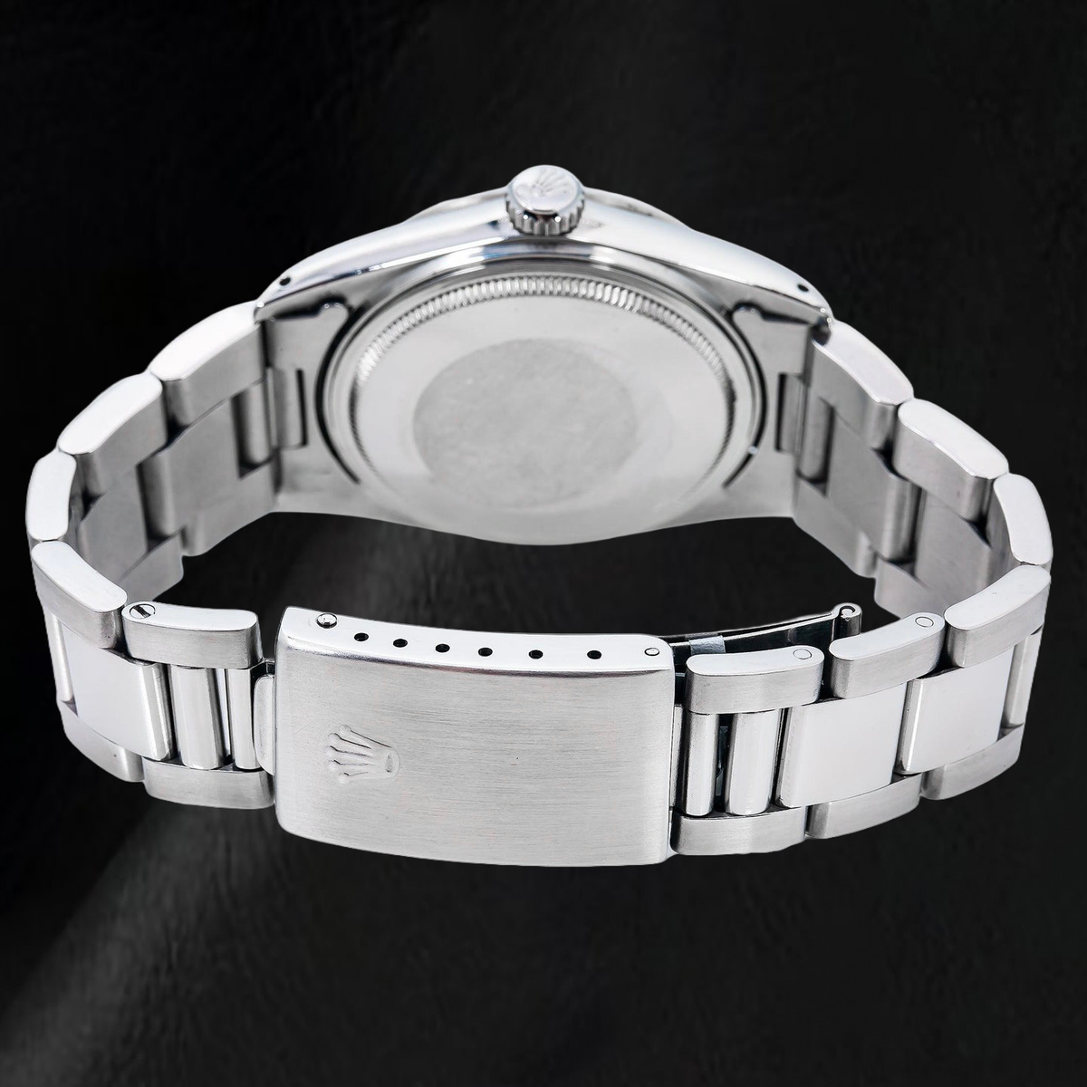 Rolex Datejust 36mm Black Stick Dial Oyster Bracelet Stainless Steel Watch
