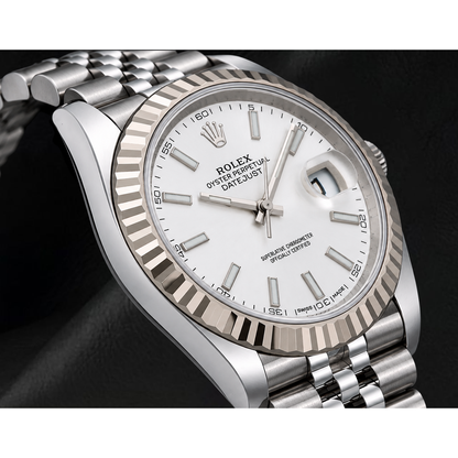 Rolex Datejust 41mm 126334 Silver Dial Gold and Stainless Steel Watch