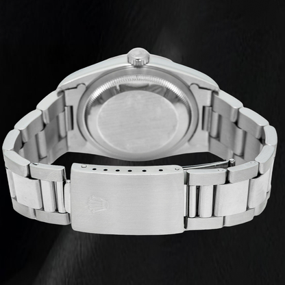 Rolex Datejust 68241 31mm White Mother Of Pearl Diamond Dial Stainless Steel Watch