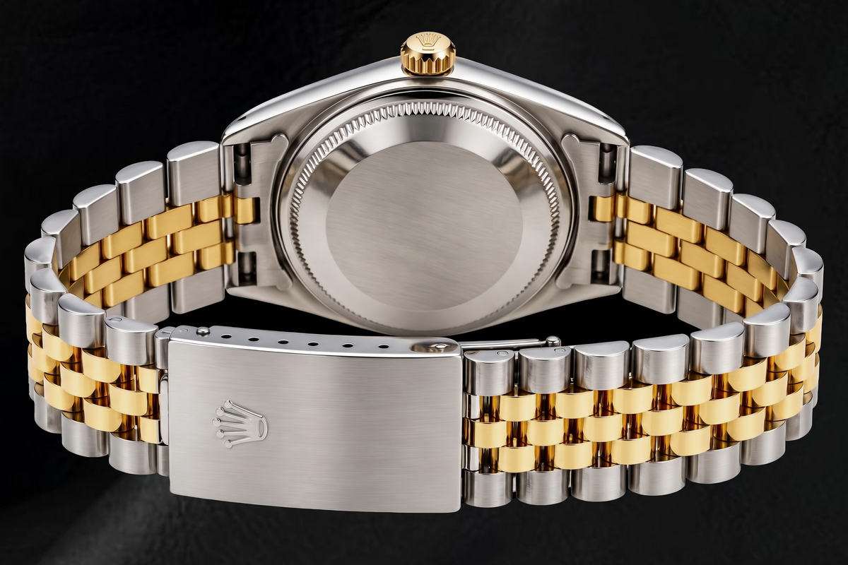 Rolex Datejust 68273 31mm White Mother of Pearl Roman Diamond Dial Two Tone Watch