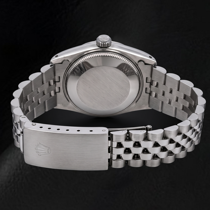 Rolex Datejust 68274 31mm Silver Tapestry Stick Dial Stainless Steel Watch