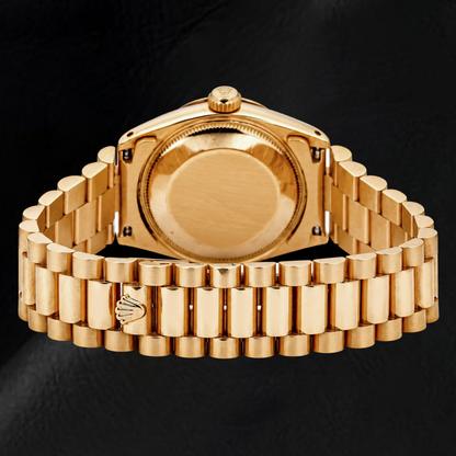 Rolex Datejust 68278 31mm Champagne Diamond Dial Yellow Gold Watch