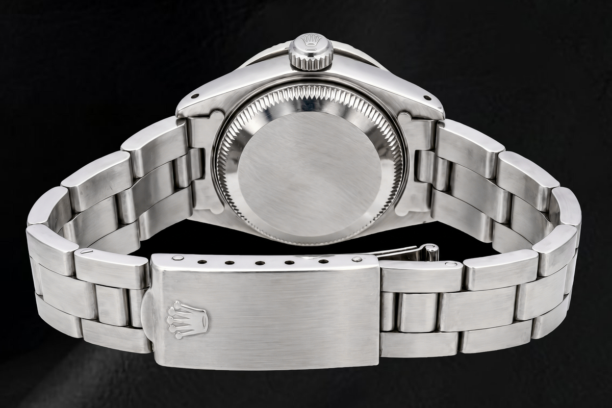 Rolex Datejust 69160 26mm Black Diamond Dial Stainless Steel Watch