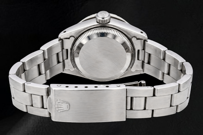 Rolex Datejust 69160 26mm Black Diamond Dial Stainless Steel Watch