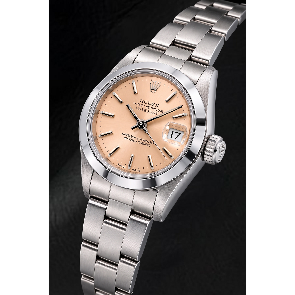 Rolex Datejust 69160 26mm Sundust Stick Dial Stainless Steel Watch