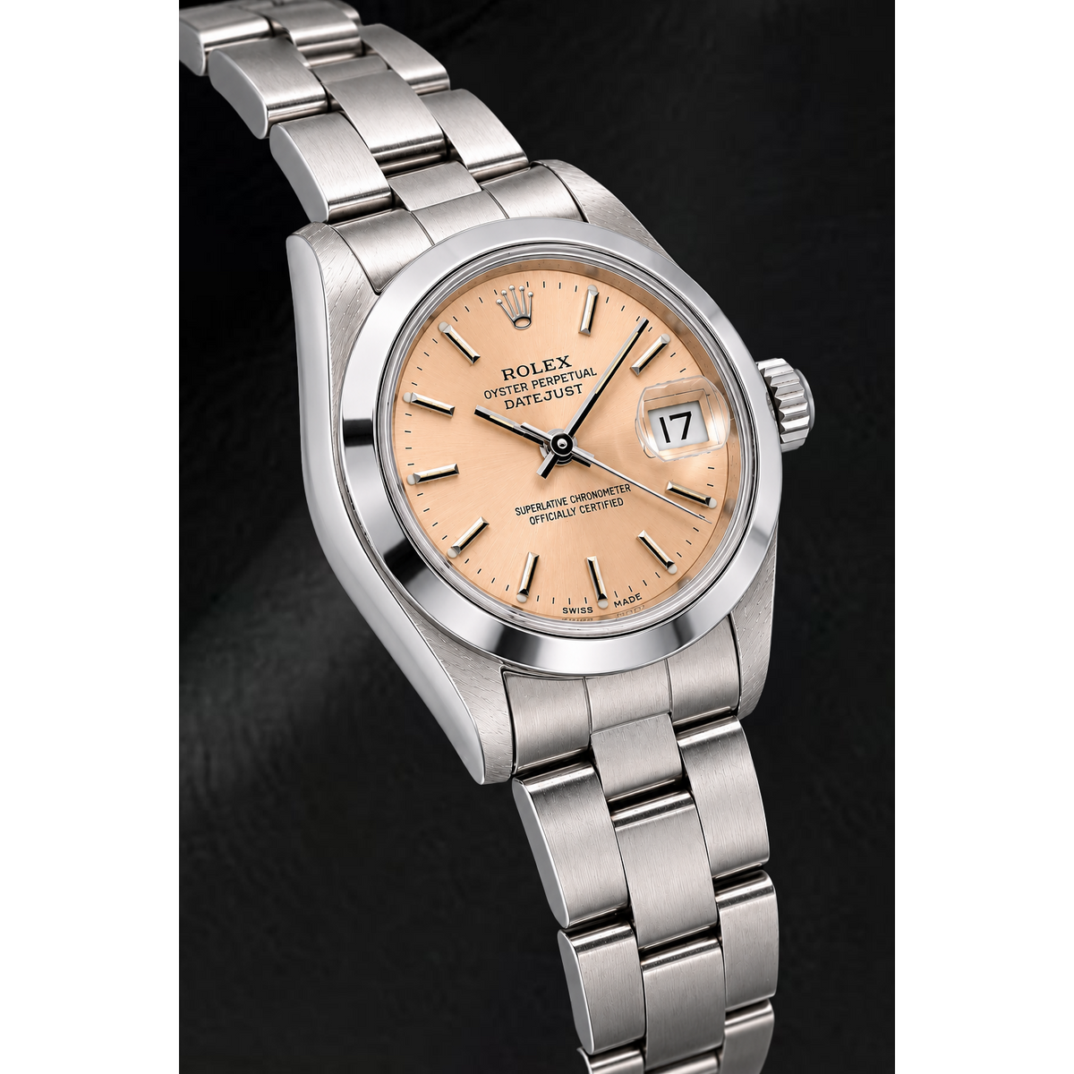 Rolex Datejust 69160 26mm Sundust Stick Dial Stainless Steel Watch