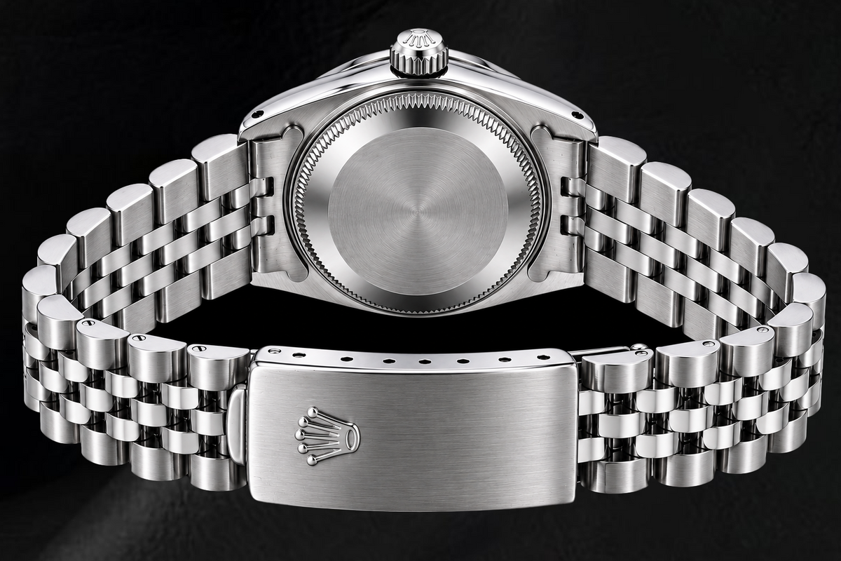 Rolex Datejust 6916 26mm Black Diamond Dial Stainless Steel Watch