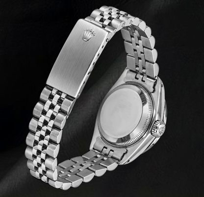 Rolex Datejust 6916 26mm Black Jubilee Roman Dial Stainless Steel Watch
