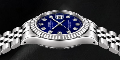 Rolex Datejust 6916 26mm Blue Diamond Dial Stainless Steel Watch