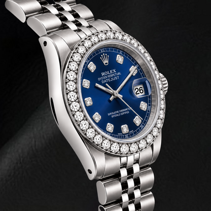Rolex Datejust 6916 26mm Blue Diamond Dial Stainless Steel Watch
